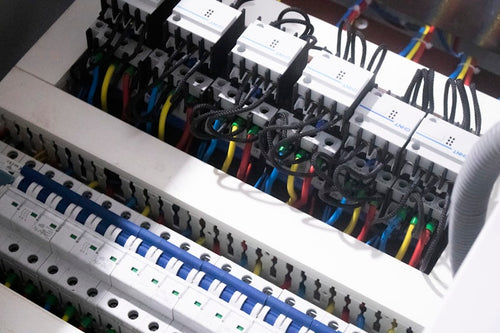 Automation control panel - industrial process control wiring